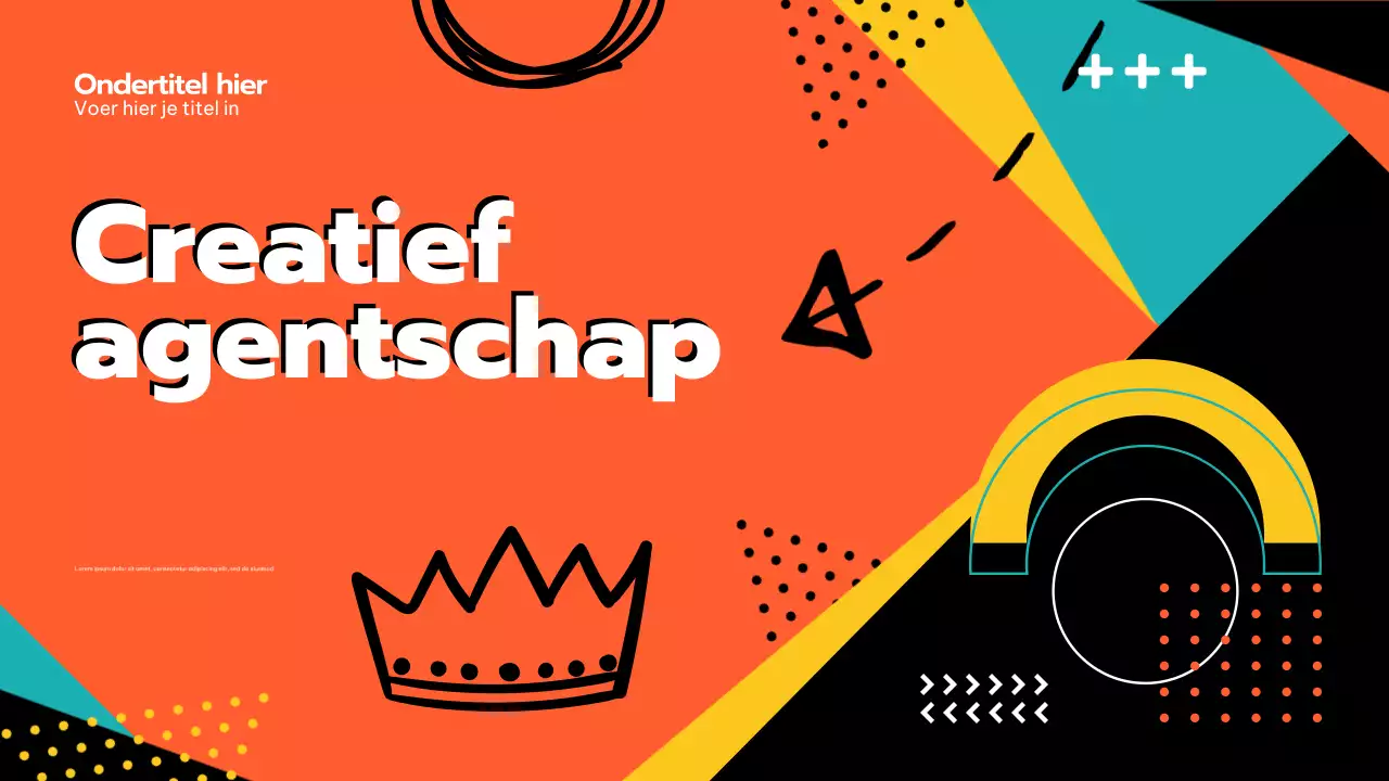 Oranje Stoutmoedige Agentschap Promotie