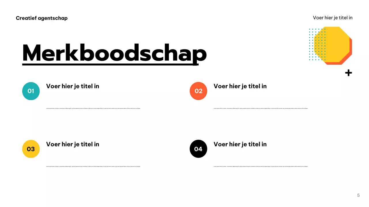 Oranje Stoutmoedige Agentschap Promotie