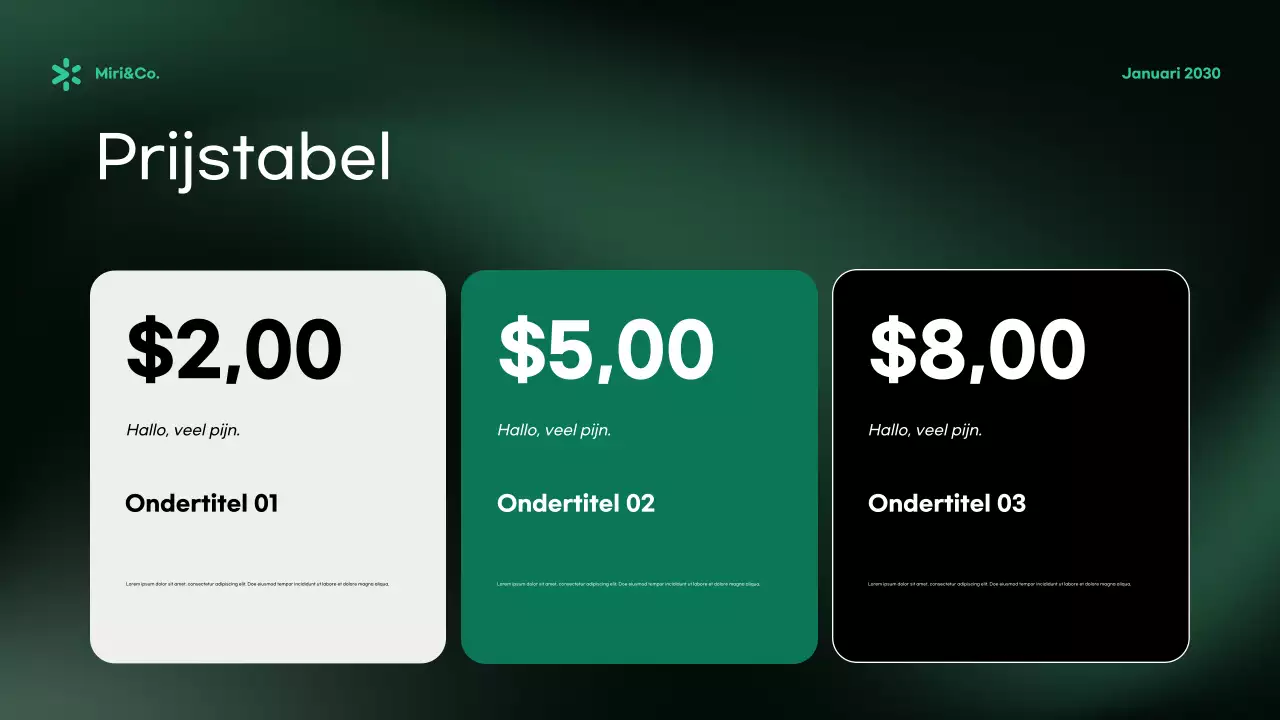 Advertentie voor groene moderne cyberbeveiliging