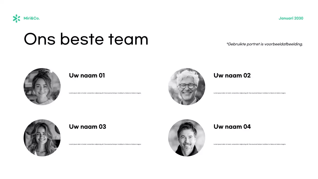 Advertentie voor groene moderne cyberbeveiliging