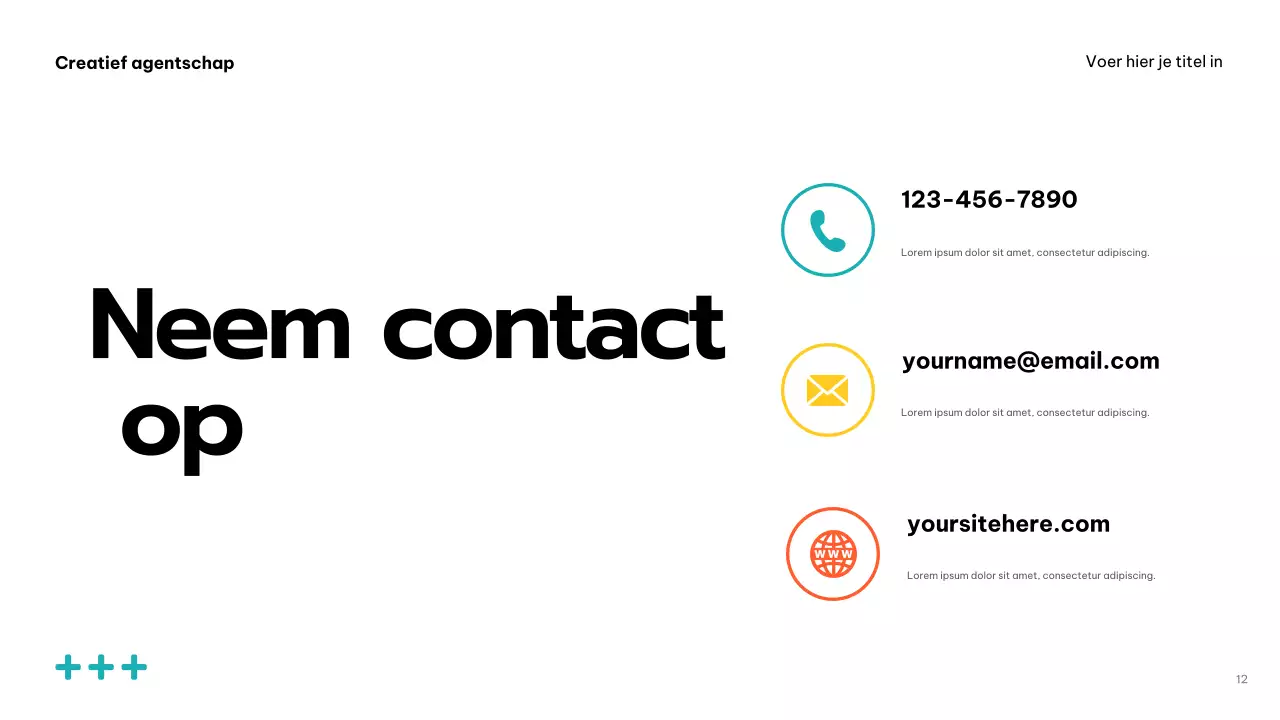 Oranje Stoutmoedige Agentschap Promotie