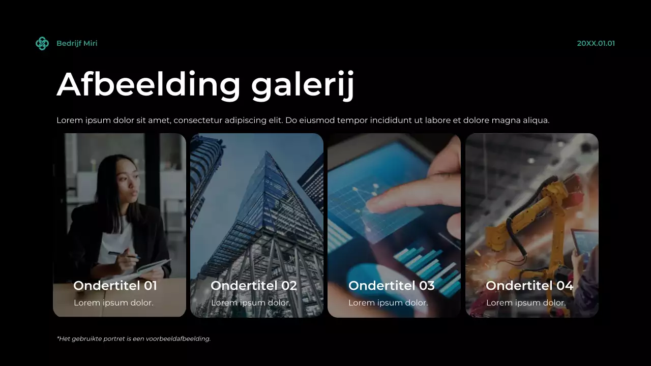 Teal Moderne Advertentie voor Cyberbeveiliging