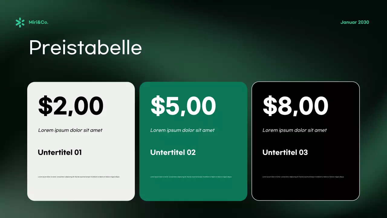 Green Modern Cybersecurity Anzeige