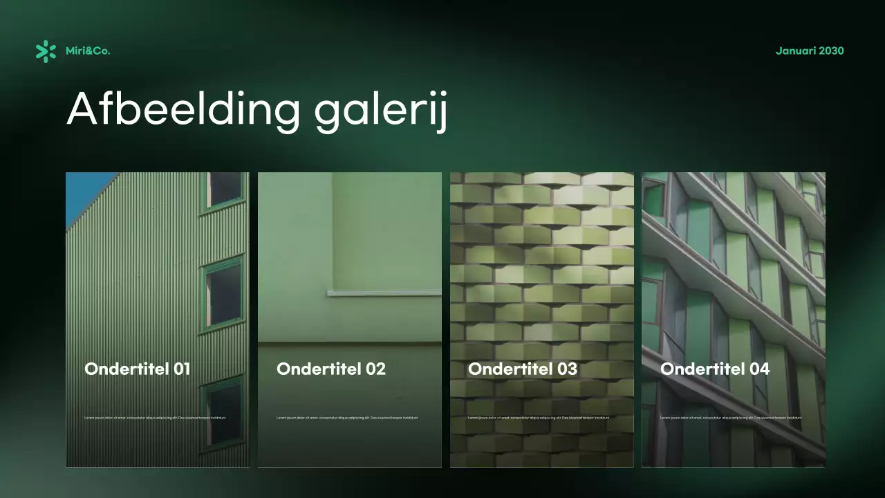 Advertentie voor groene moderne cyberbeveiliging