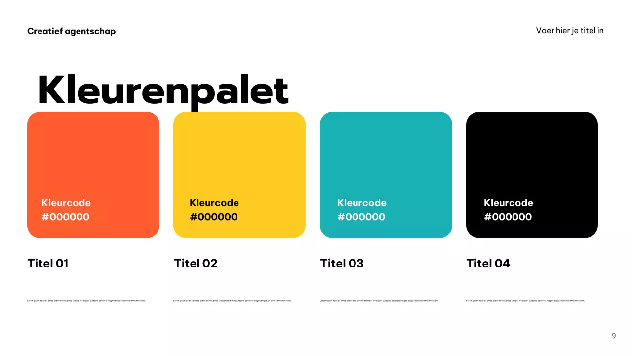 Oranje Stoutmoedige Agentschap Promotie
