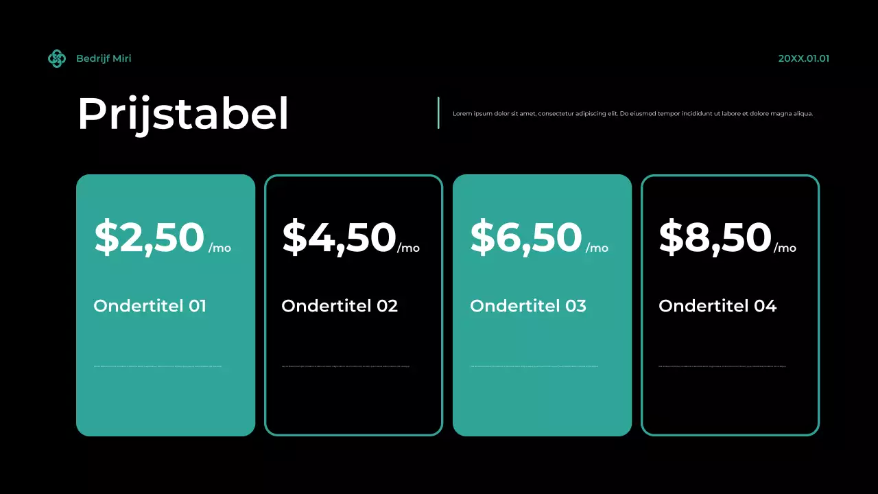 Teal Moderne Advertentie voor Cyberbeveiliging