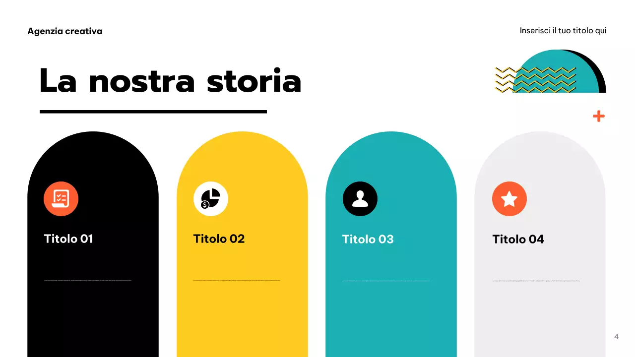 Promozione dell'agenzia Orange Bold