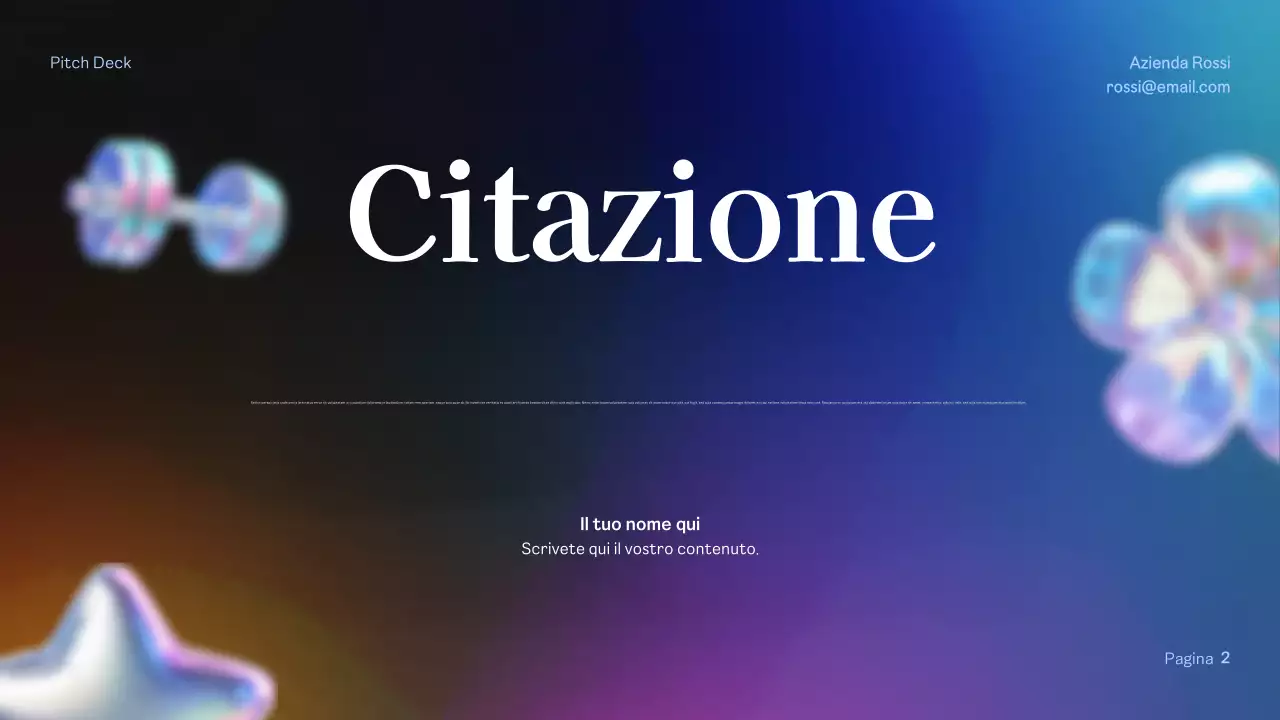 Documento sui media moderni Rainbow