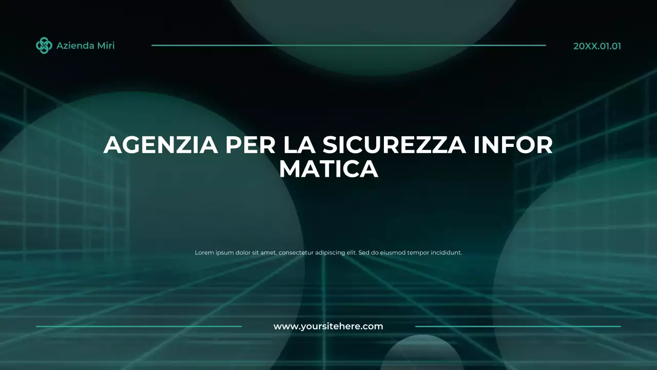 Pubblicità moderna sulla sicurezza informatica