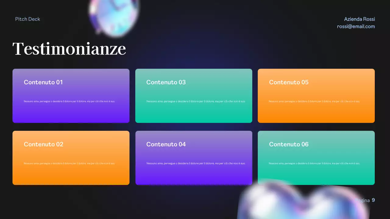 Documento sui media moderni Rainbow