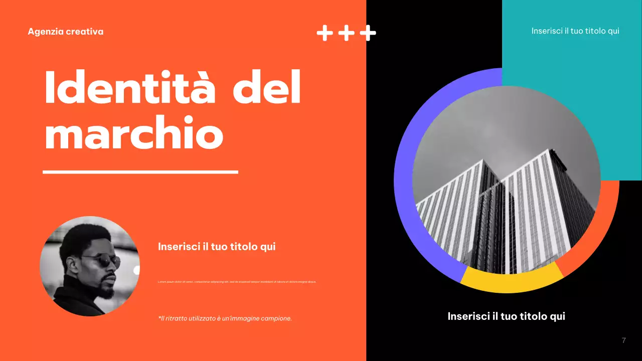 Promozione dell'agenzia Orange Bold