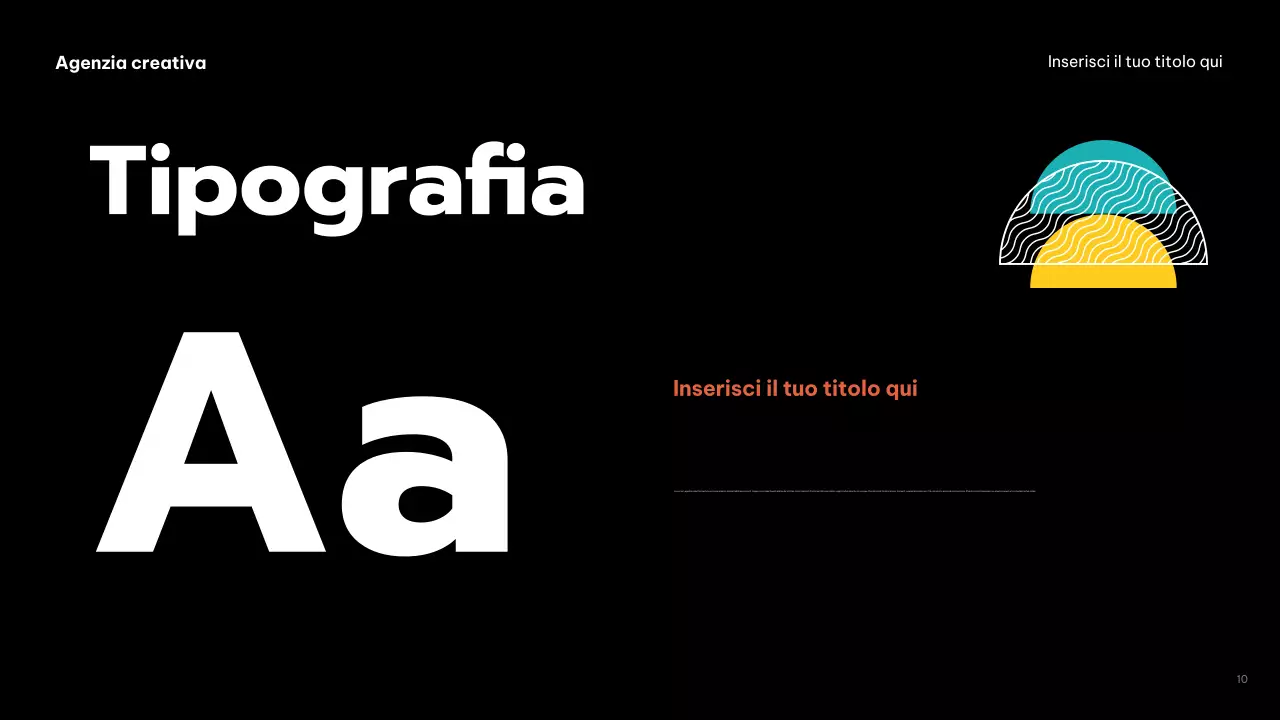 Promozione dell'agenzia Orange Bold