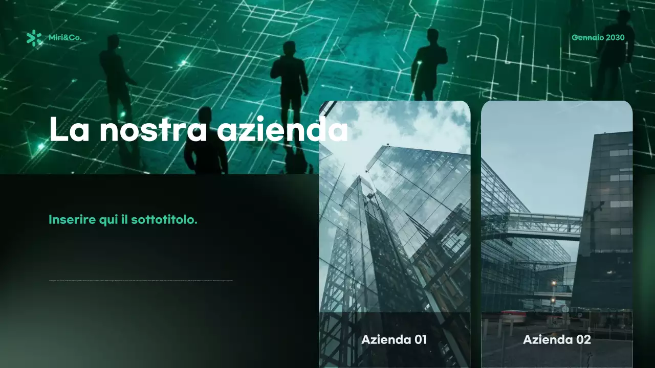 Pubblicità verde moderna sulla sicurezza informatica