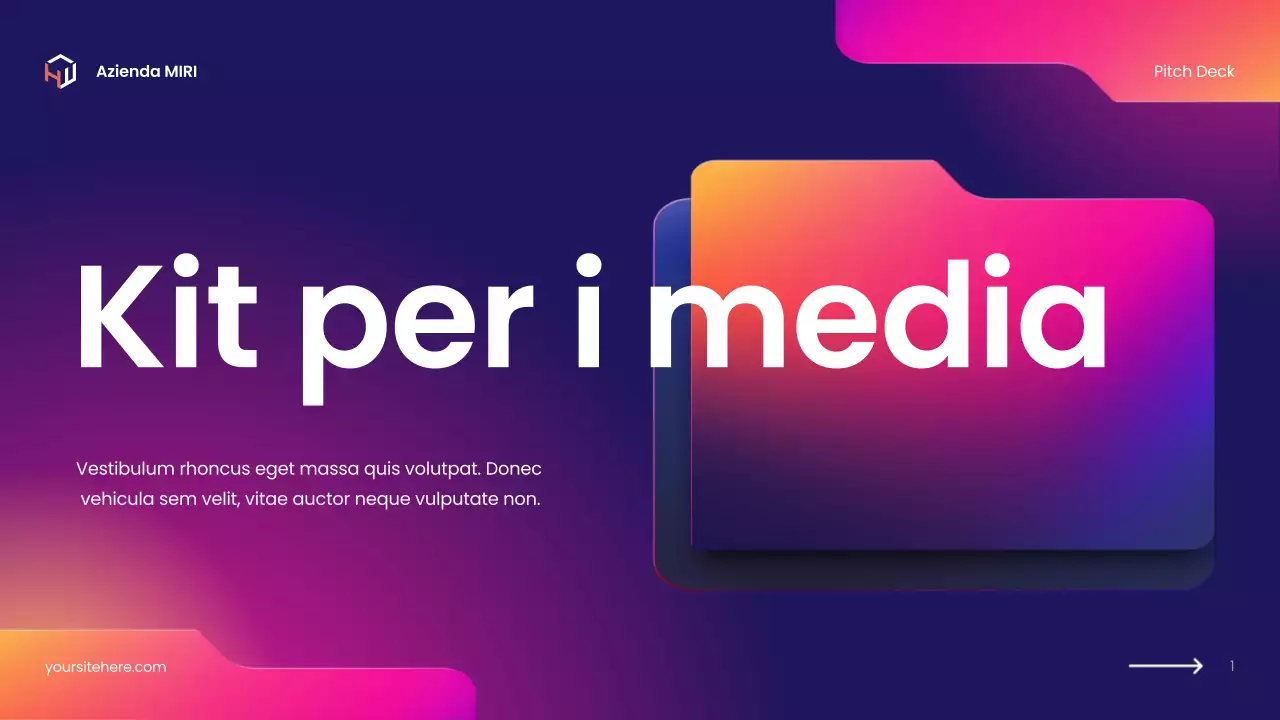 Guida multimediale moderna e colorata