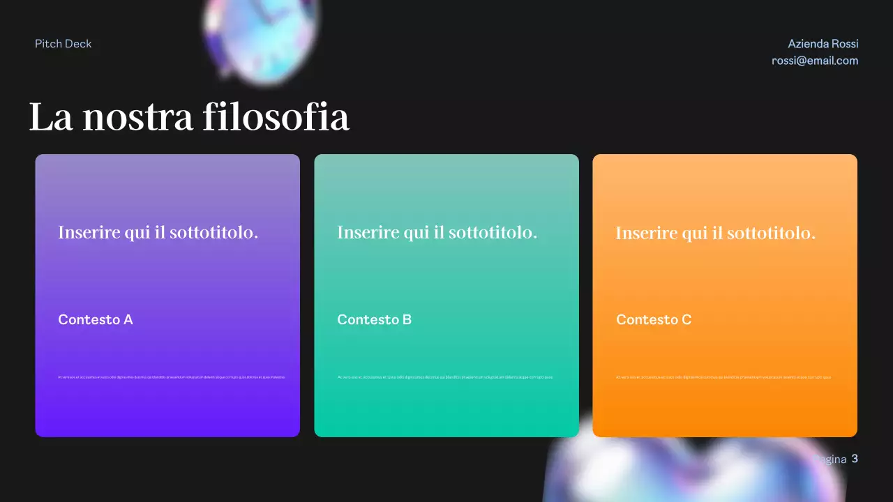 Documento sui media moderni Rainbow