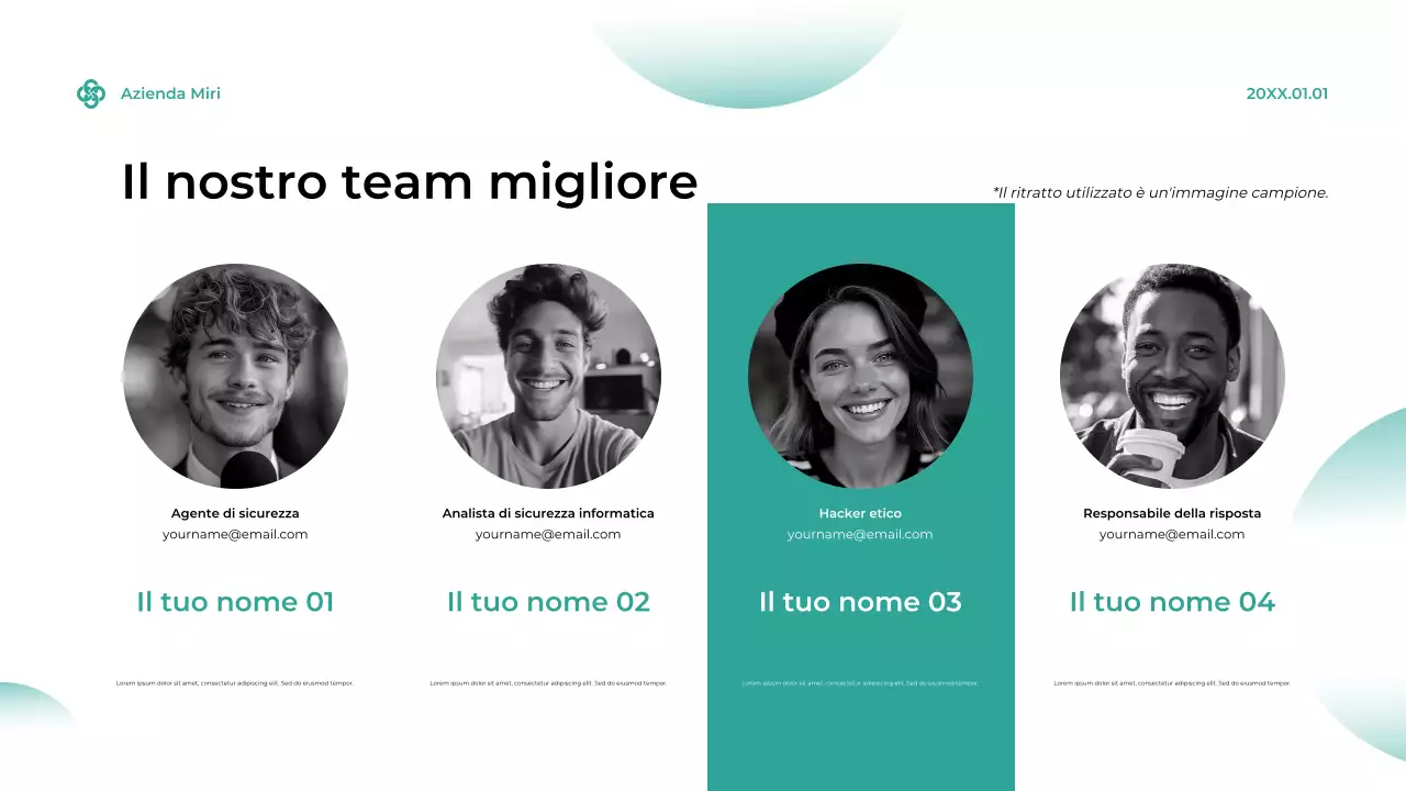 Pubblicità moderna sulla sicurezza informatica