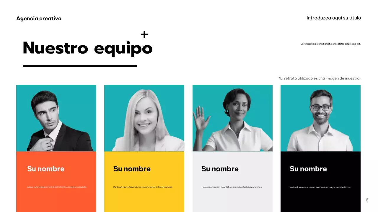 Promoción de la Agencia Orange Bold