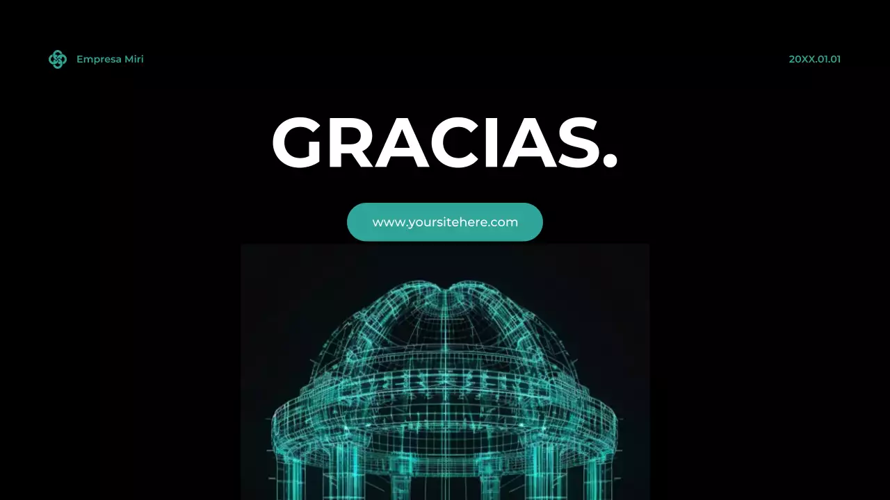 Anuncio de ciberseguridad Teal Modern