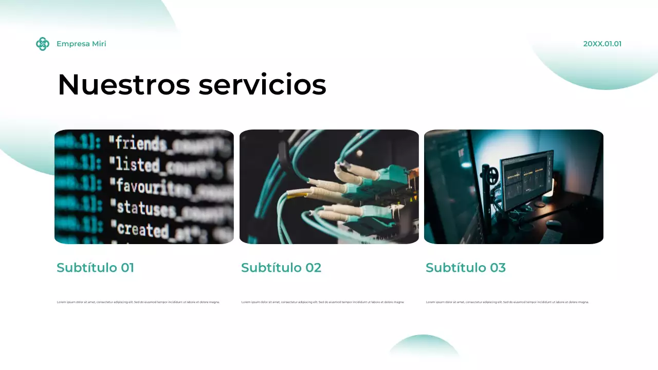 Anuncio de ciberseguridad Teal Modern