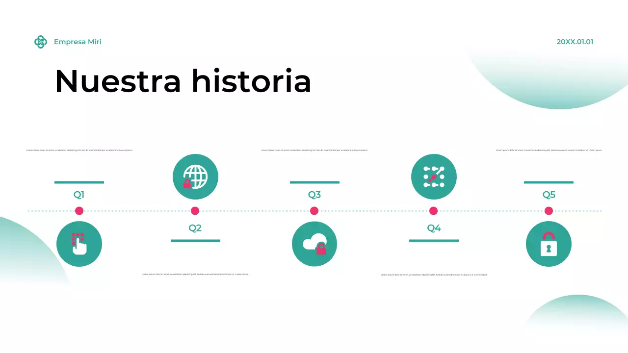 Anuncio de ciberseguridad Teal Modern