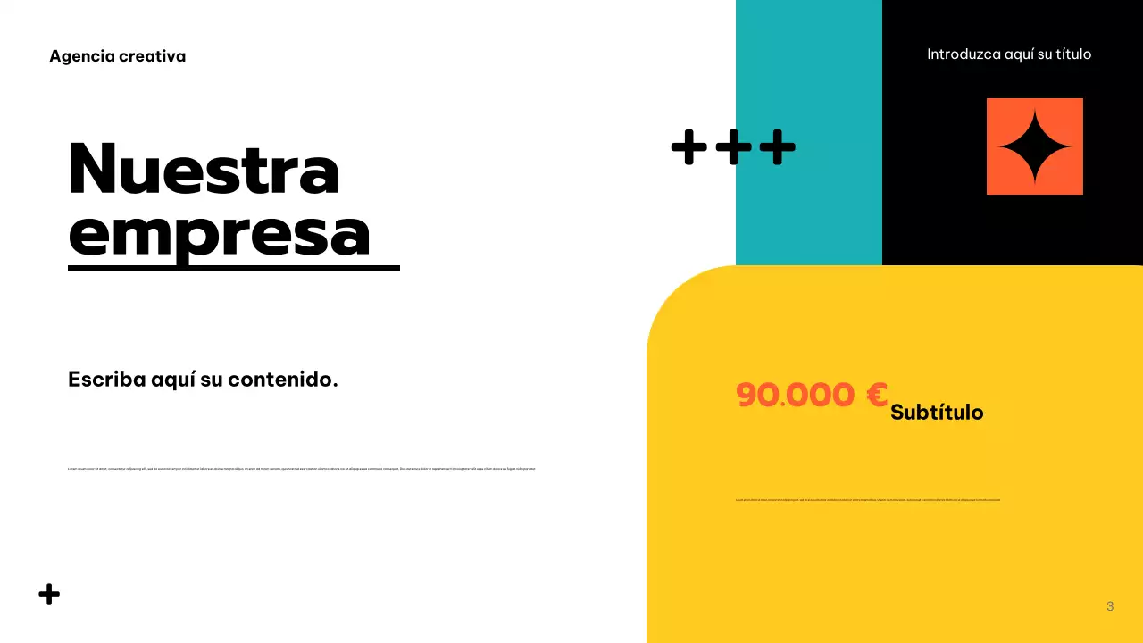 Promoción de la Agencia Orange Bold