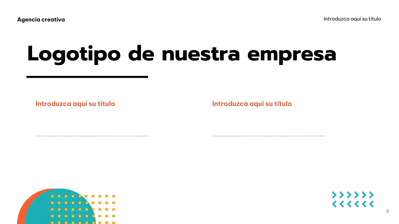 Promoción de la Agencia Orange Bold