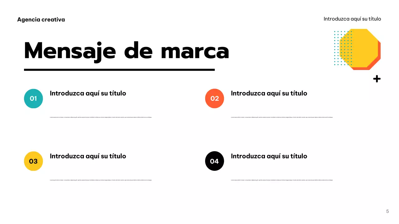 Promoción de la Agencia Orange Bold