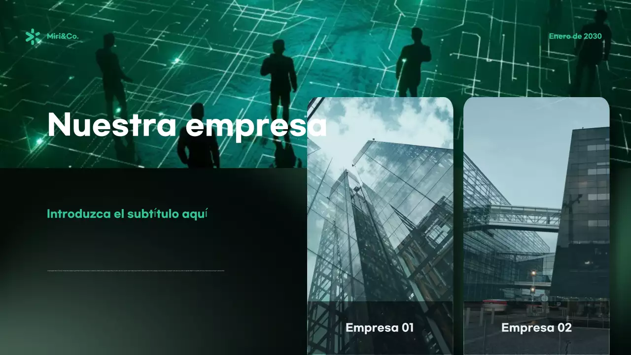 Anuncio verde sobre ciberseguridad moderna