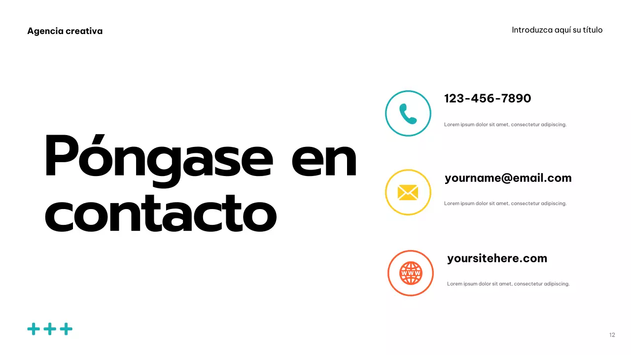 Promoción de la Agencia Orange Bold