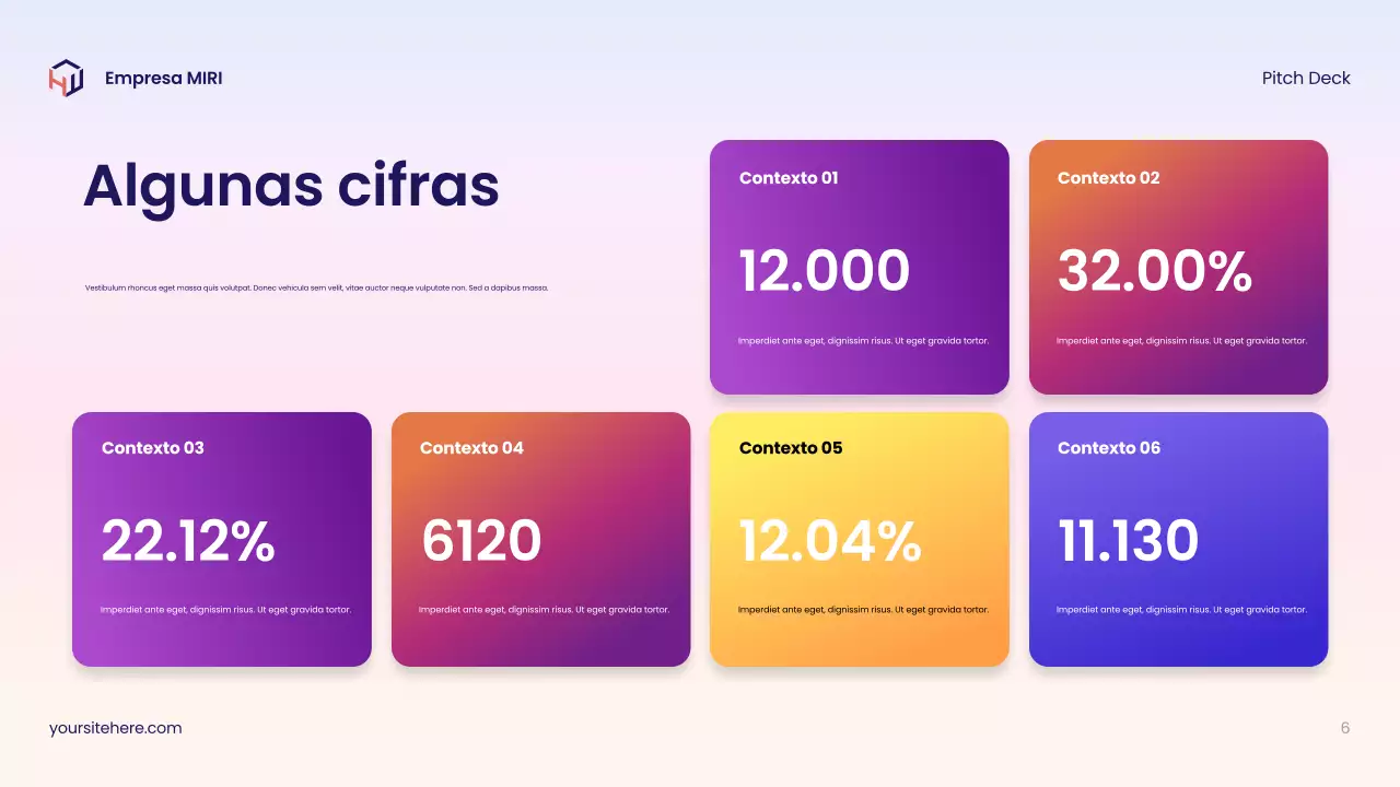 Guía de medios moderna y colorida