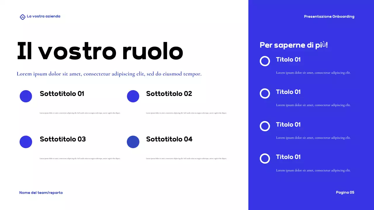 Presentazione della Guida moderna di Blue Onboarding