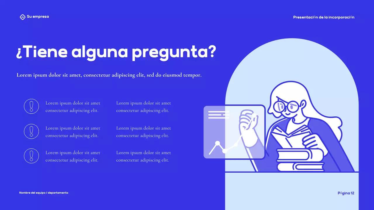 Presentación de la guía Blue Modern Onboarding