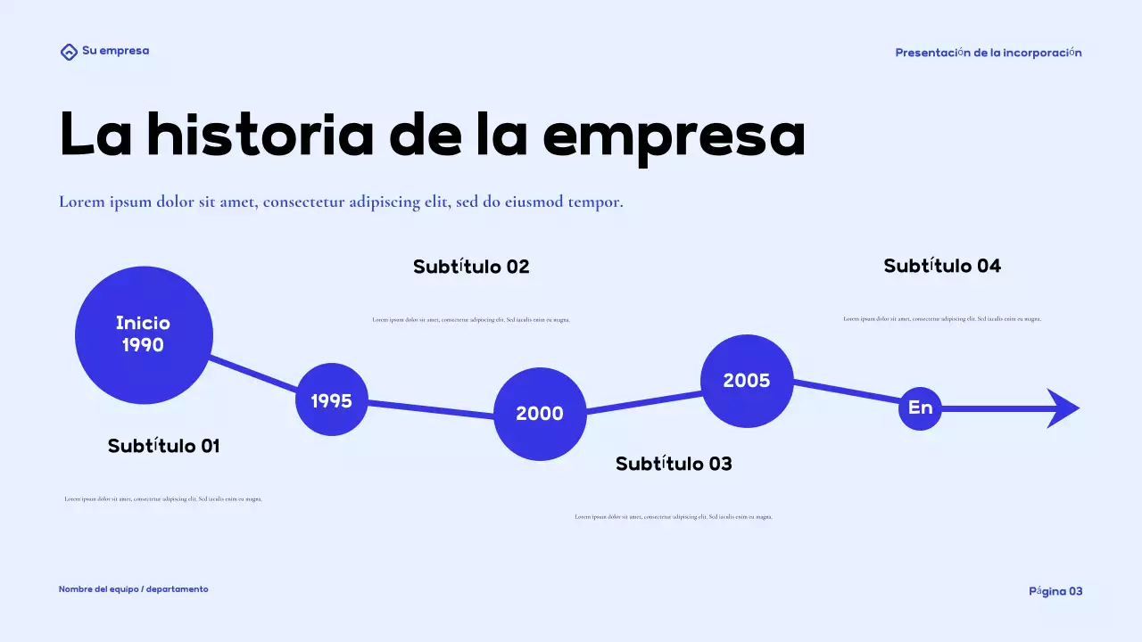 Presentación de la guía Blue Modern Onboarding
