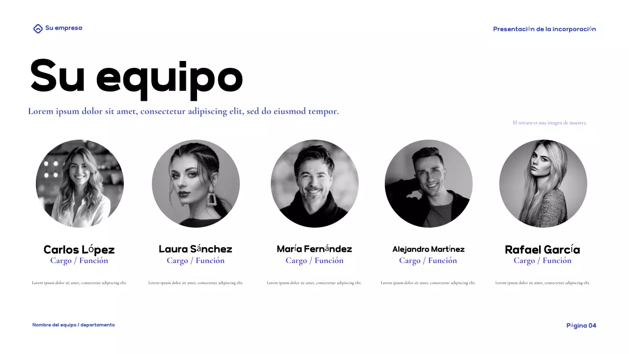 Presentación de la guía Blue Modern Onboarding