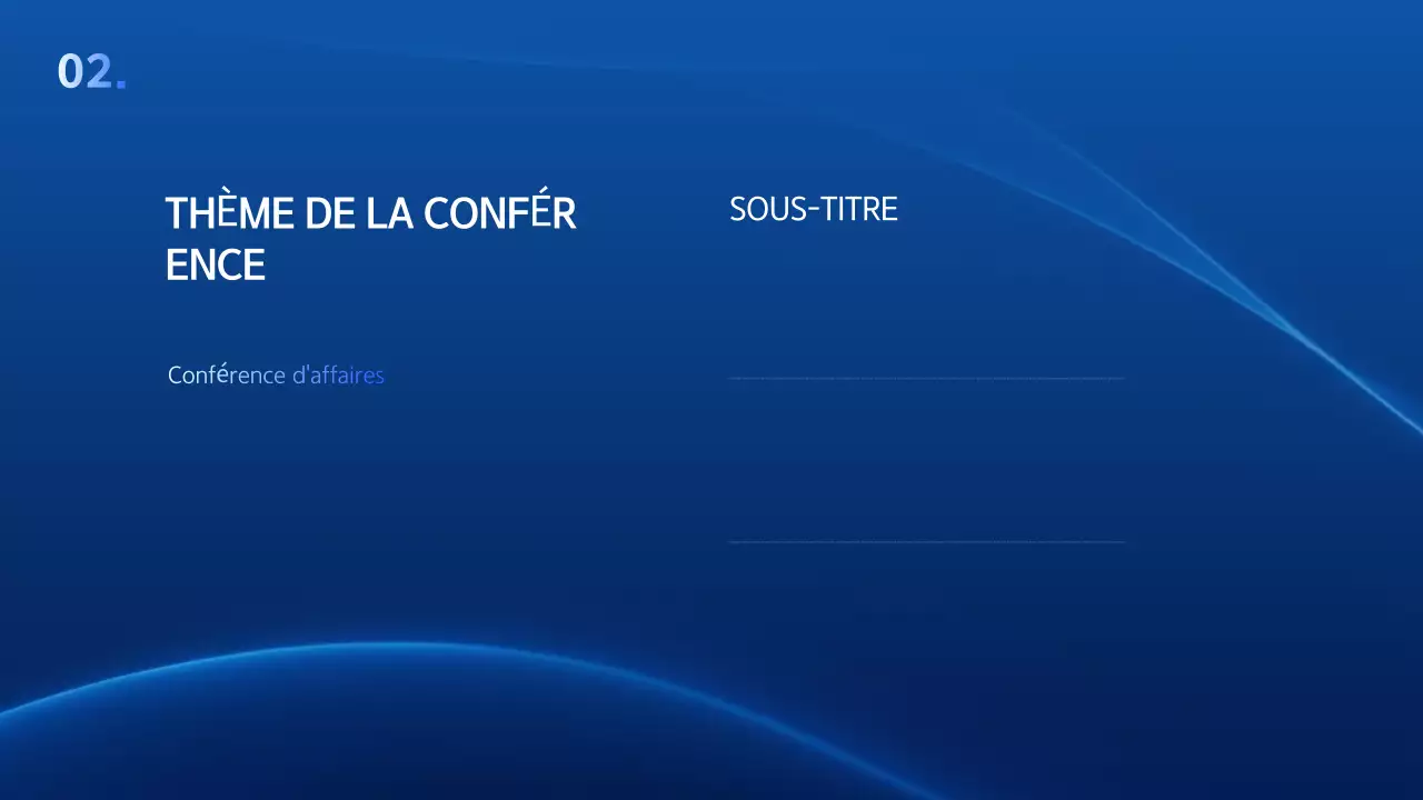 Une présentation d'entreprise simple en bleu