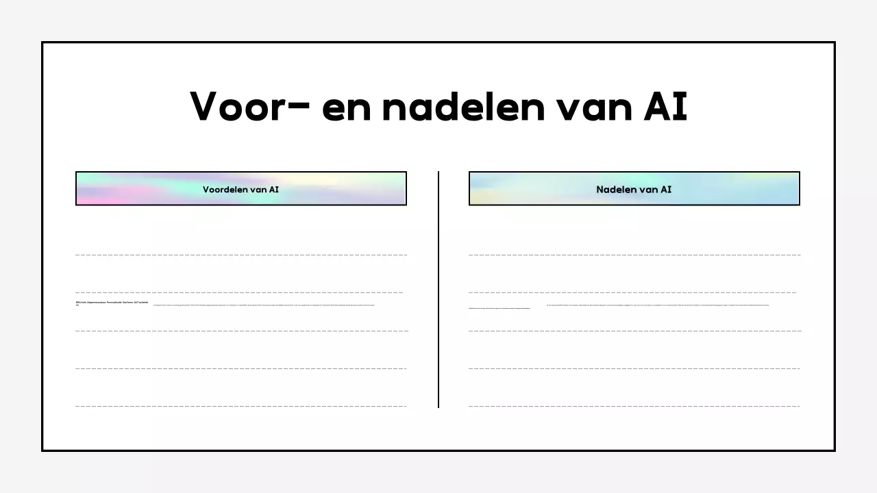 Cyber AI-opleidingsmateriaal in mauve