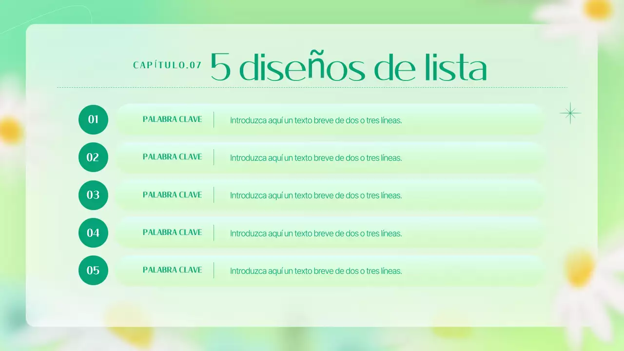 Un sencillo briefing de marketing floral en chartreuse