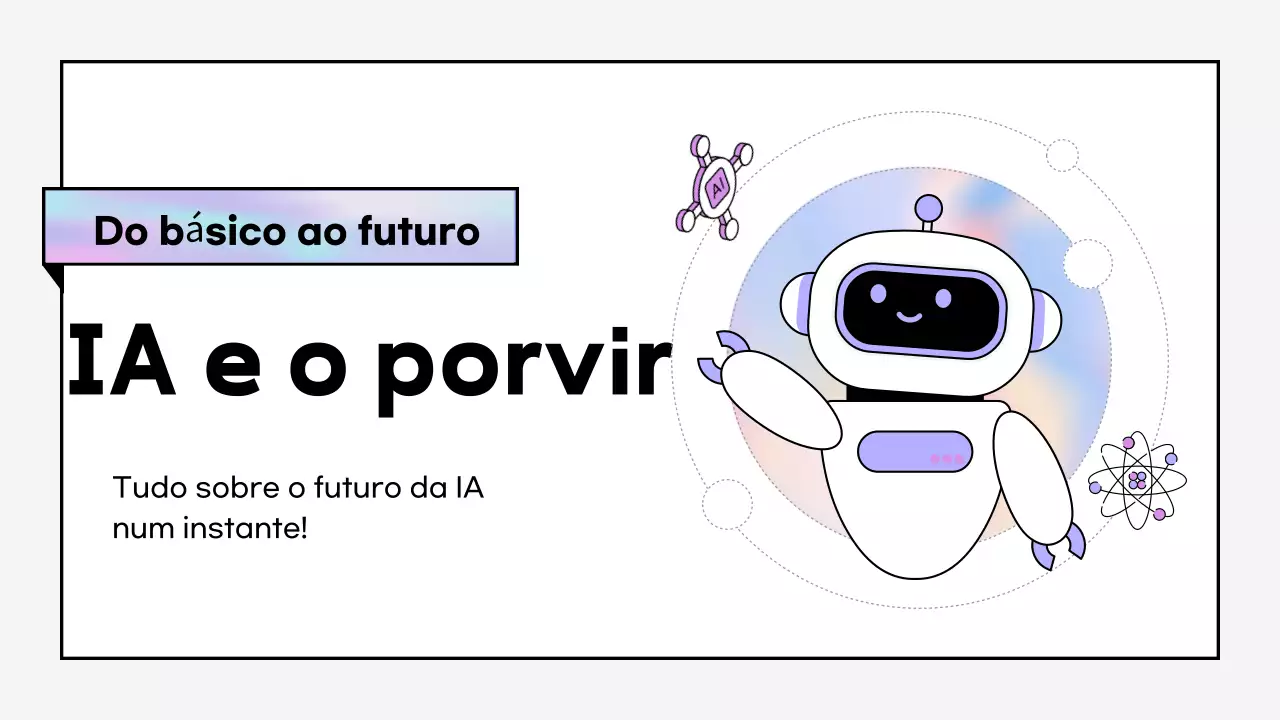 Materiais de formação sobre ciber IA em lilás