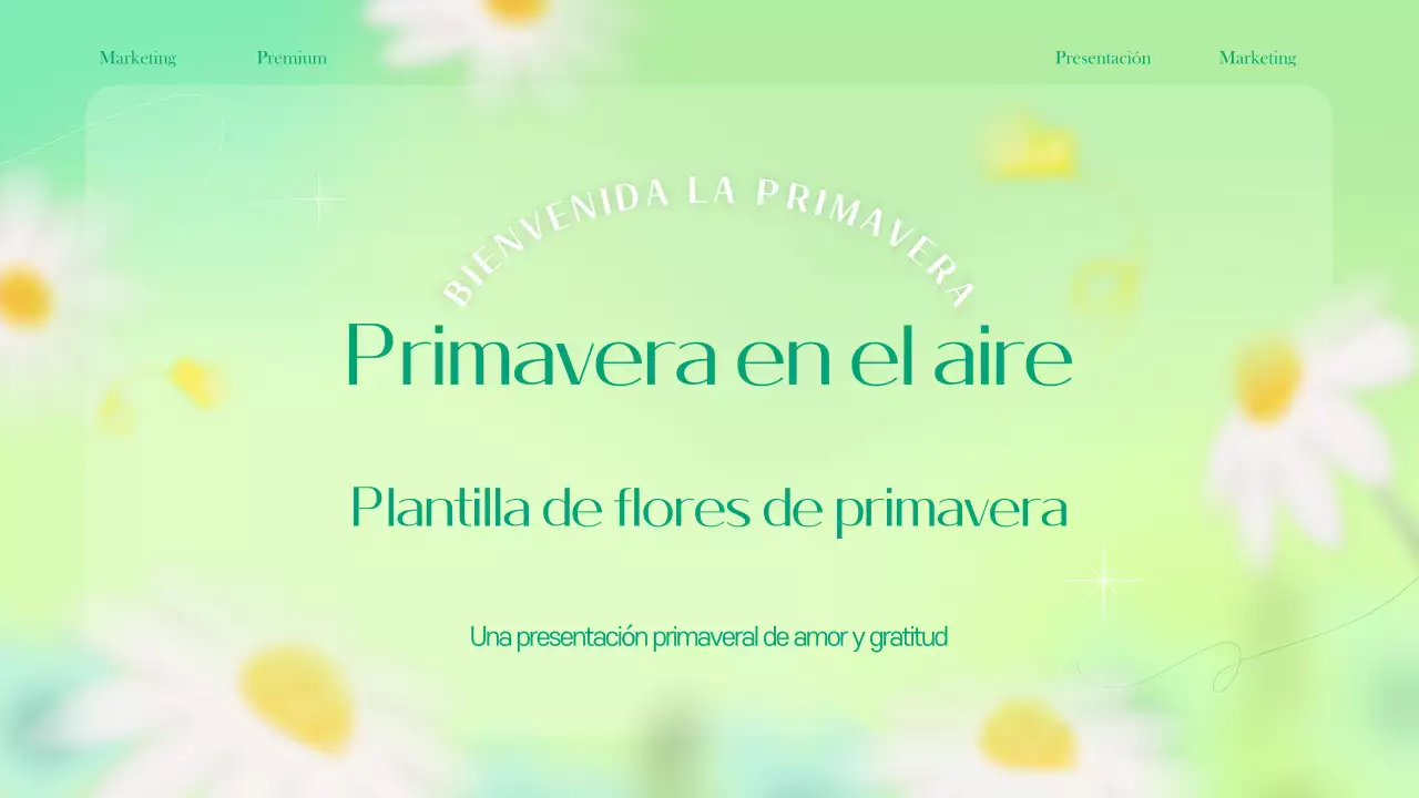 Un sencillo briefing de marketing floral en chartreuse