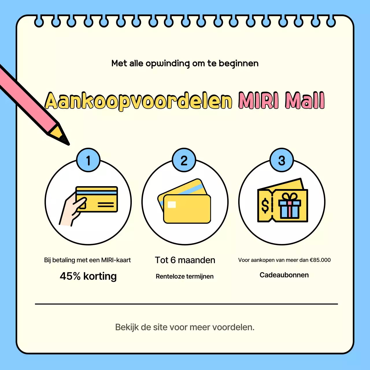 Een lichtblauw koopje