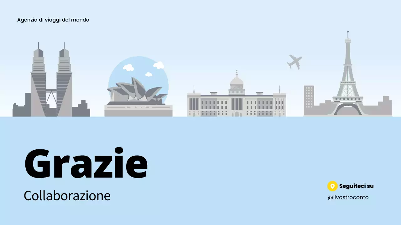 promozione viaggio blu moderno