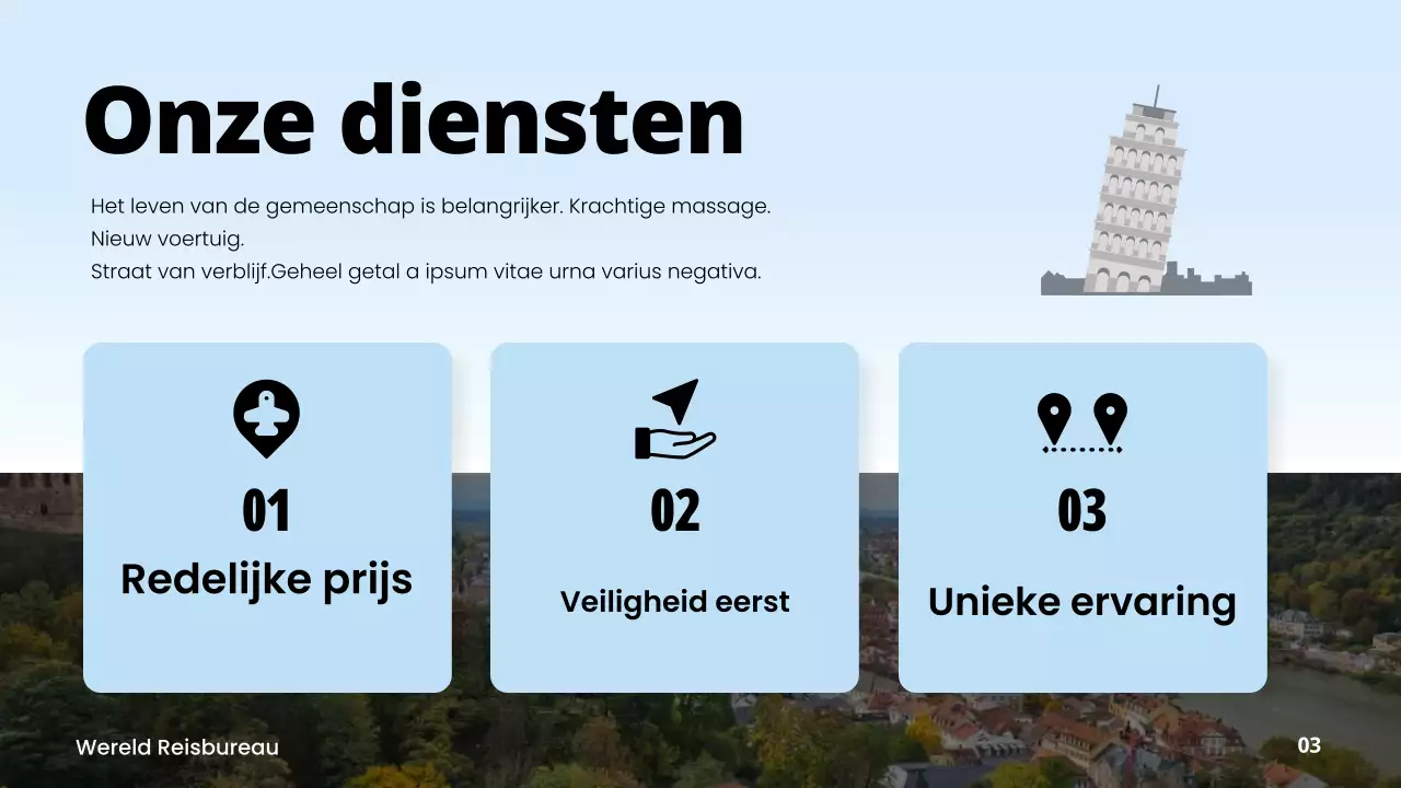 blauwe moderne reis promotie