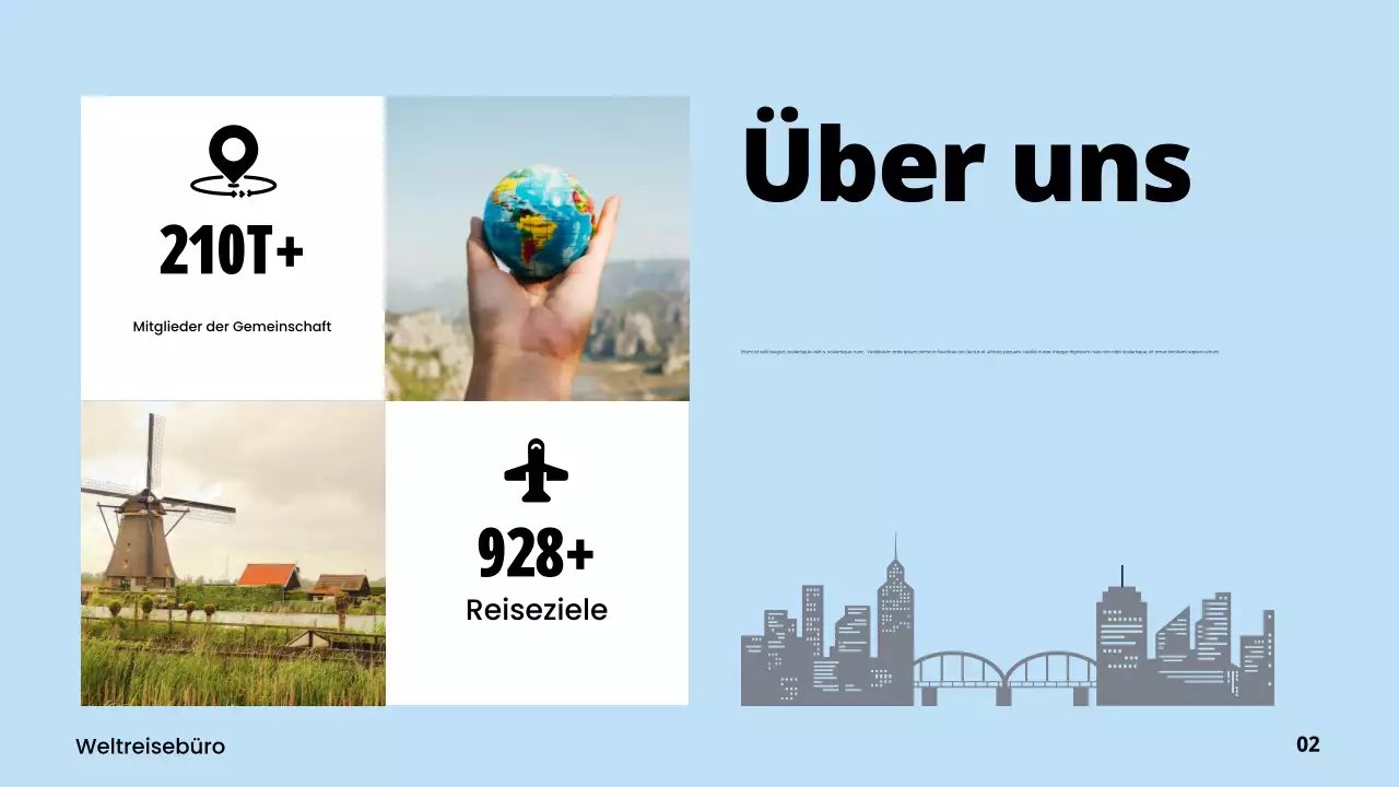 blue modern travel promotion