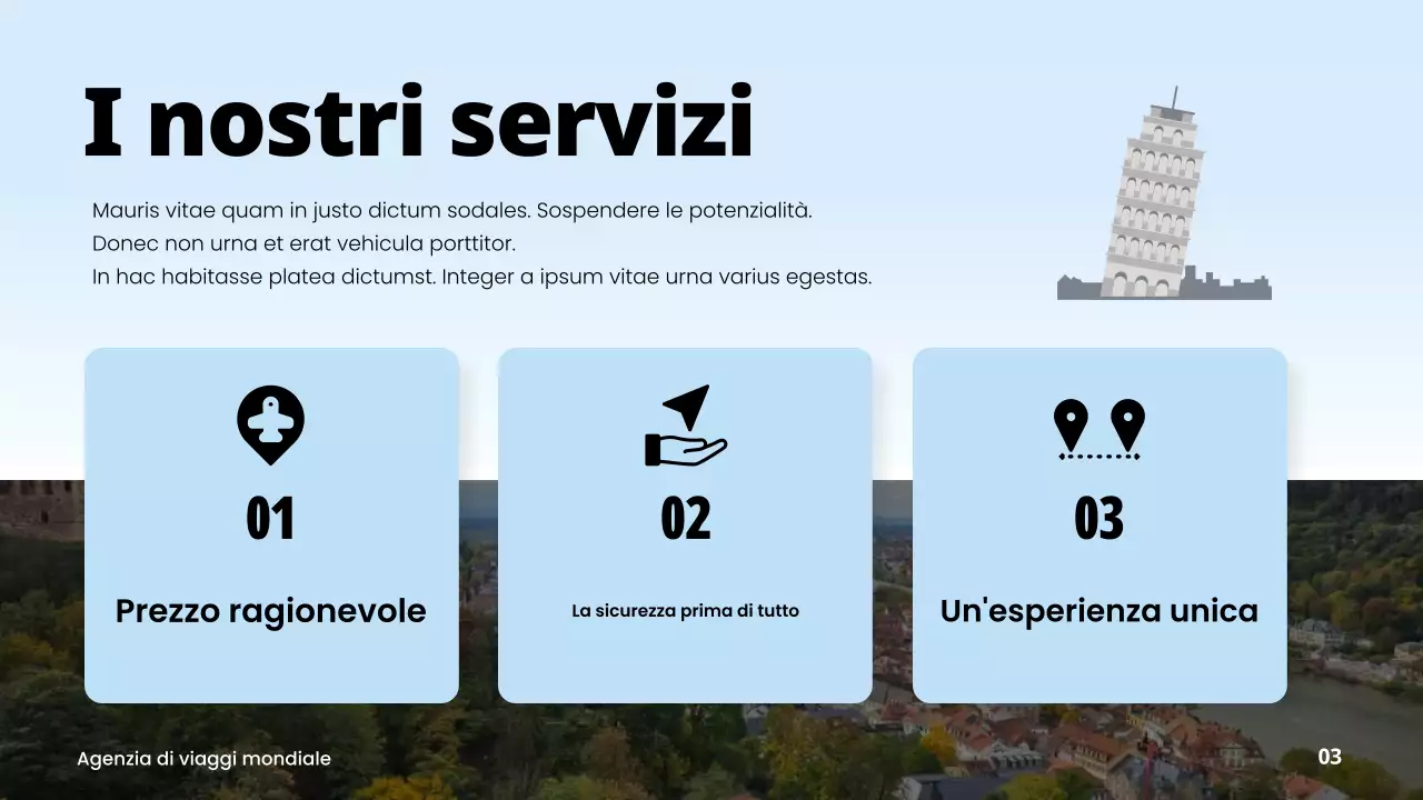 promozione viaggio blu moderno