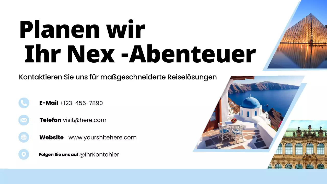 blue modern travel promotion