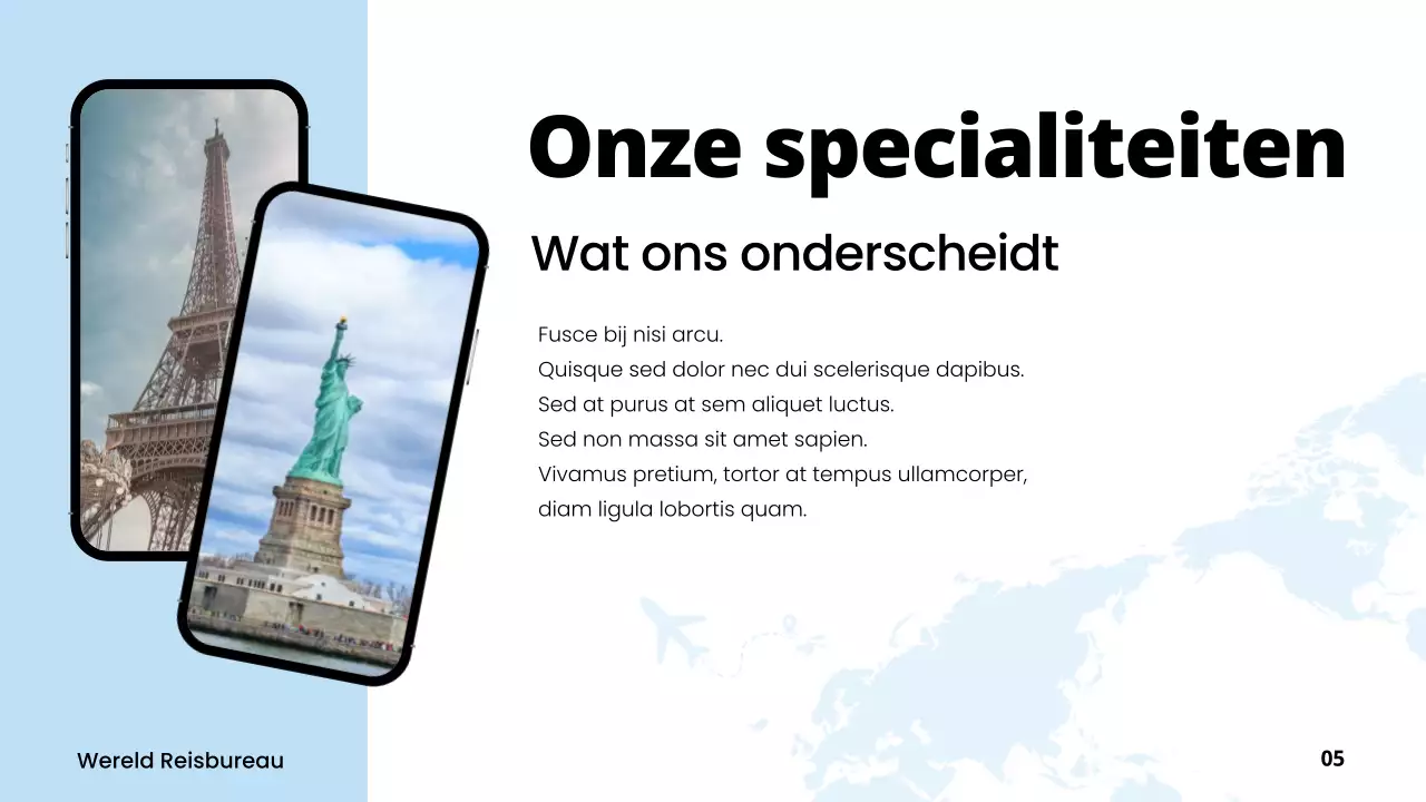 blauwe moderne reis promotie