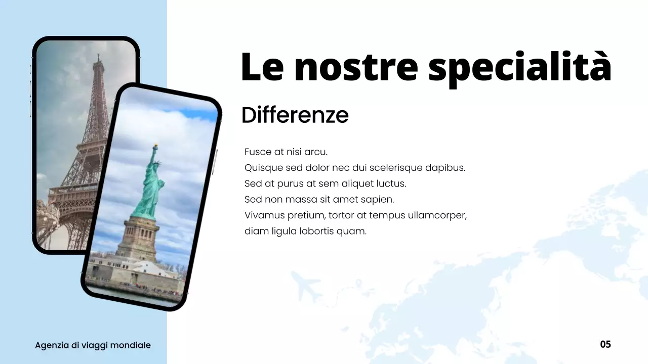 promozione viaggio blu moderno