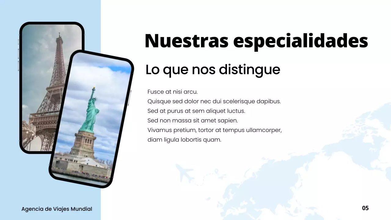 promoción de viajes blue modern