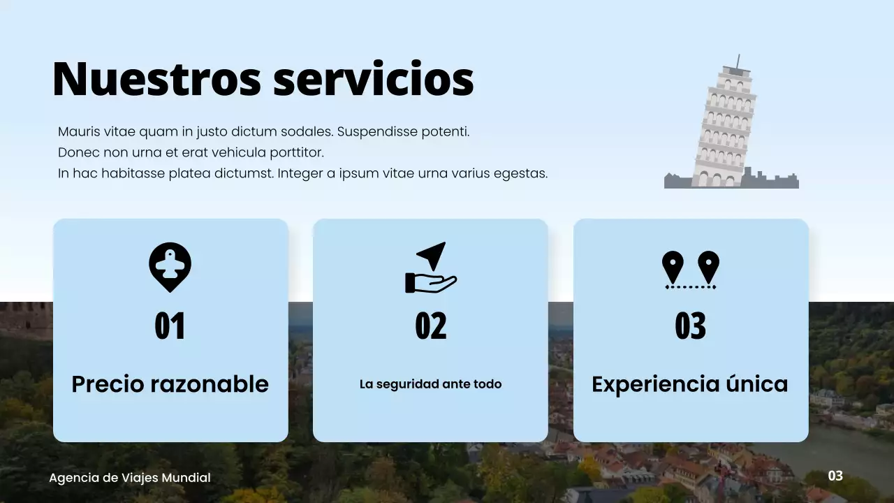 promoción de viajes blue modern