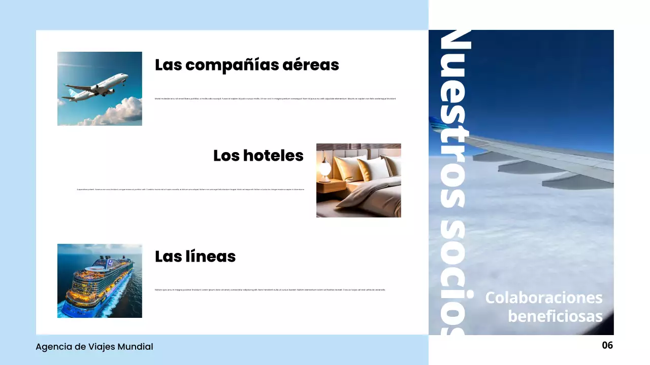 promoción de viajes blue modern